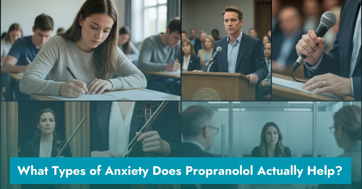 What Types of Anxiety Does Propranolol Actually Help